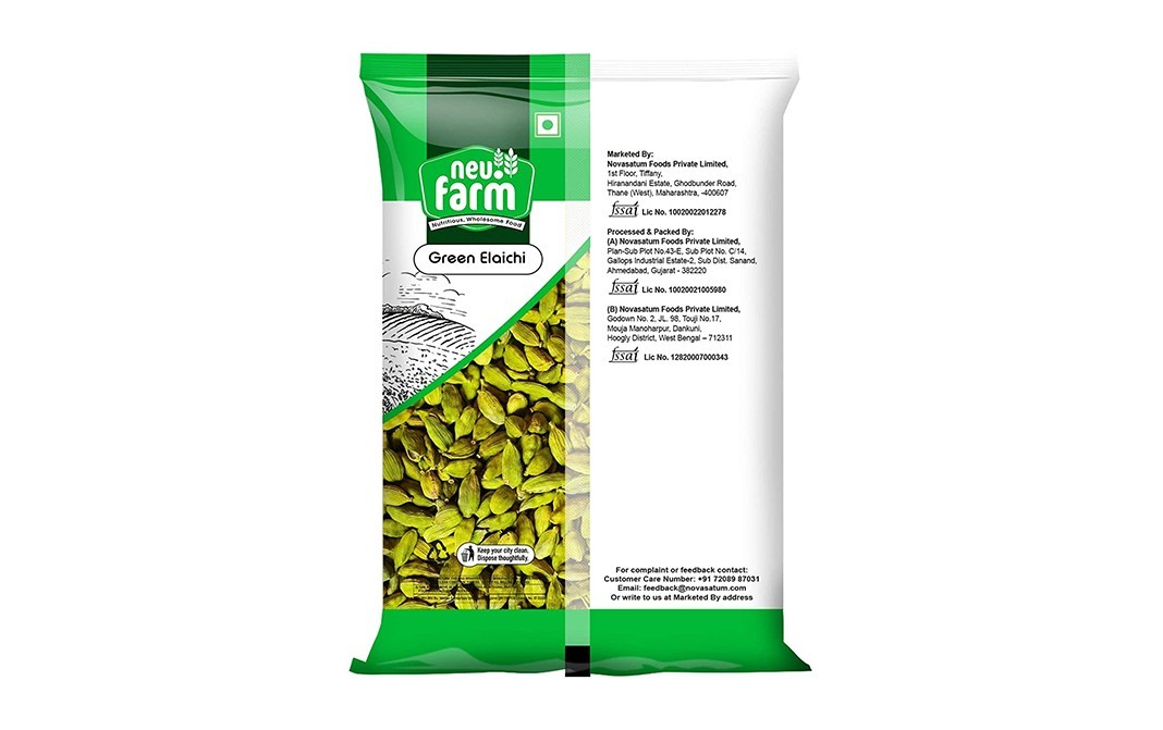 Neu.Farm Green Elaichi    Pack  100 grams